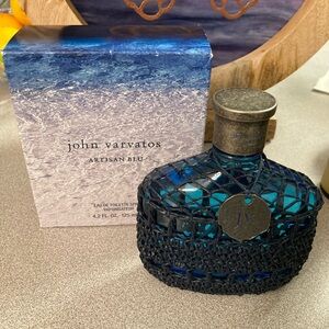 John Varvatos Artisan Blu cologne, 4.2 oz, not used very much